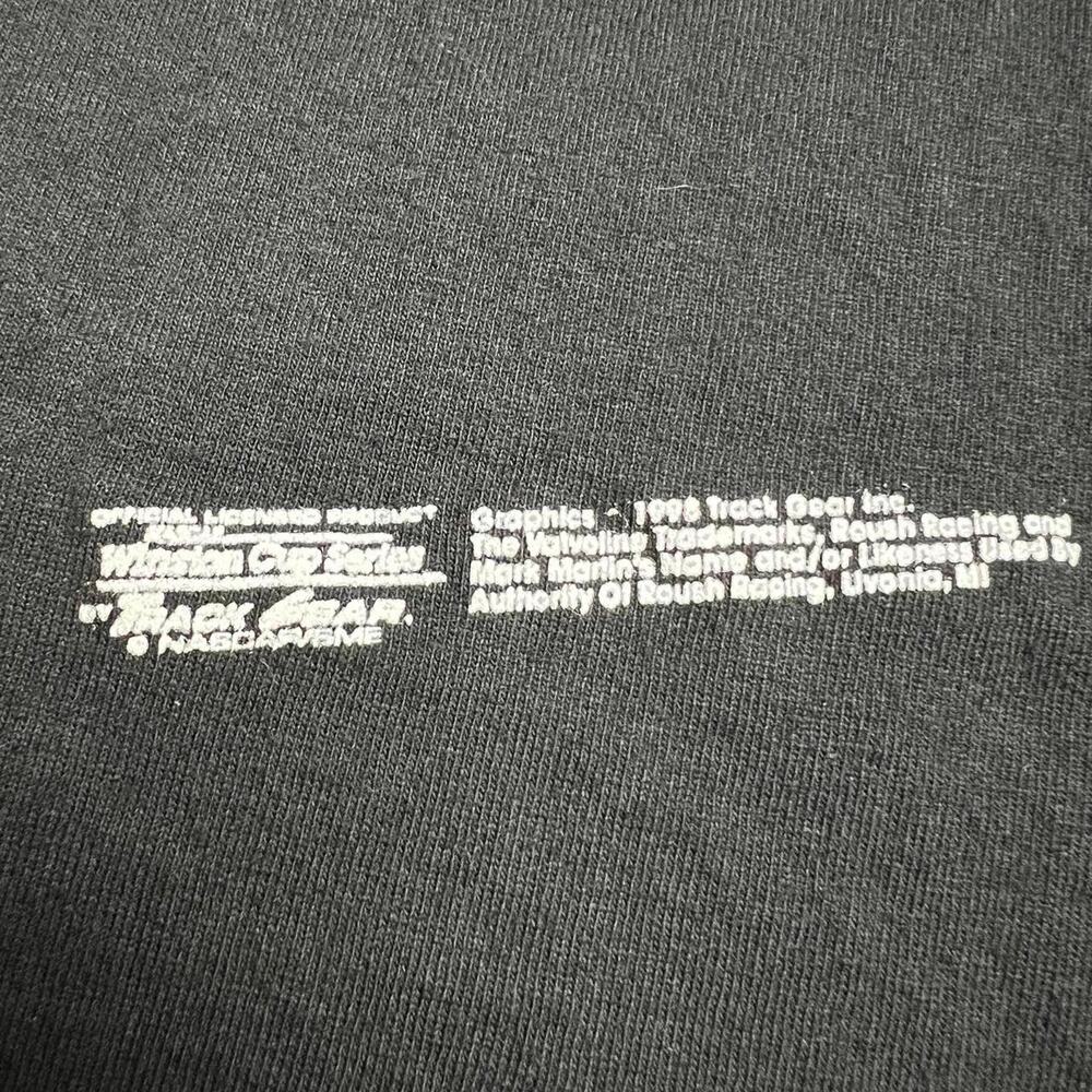 TULTEX Vintage 1998 Mark Martin Attack the Track Nascar T-Shirt size large - Picture 5 of 8